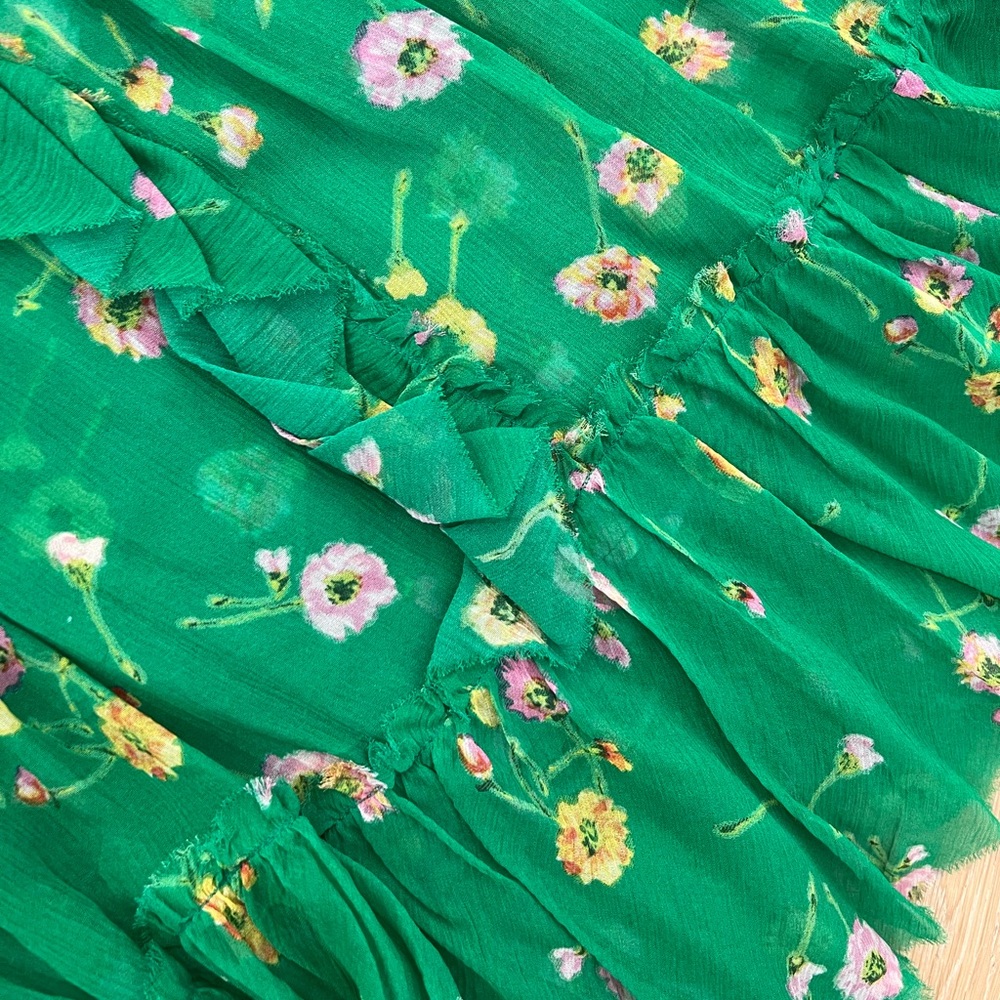 The Kooples green floral dress - Picture 6 of 6